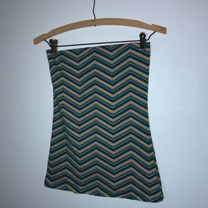 Striped strapless Shirt